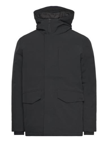 Slhpiet Jacket Parka Jakke Black Selected Homme