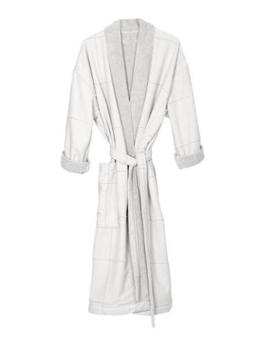 Calm Bathrobe Morgenkåbe White The Organic Company