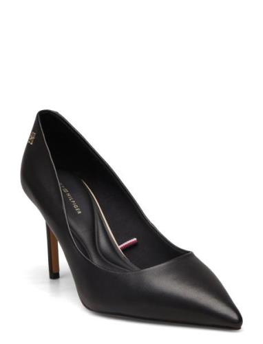 Essential Pointed Pump Shoes Heels Pumps Classic Black Tommy Hilfiger