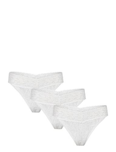 48113Pk - Original Rise Thong - 3 Pack G-streng Undertøj White Hanky P...