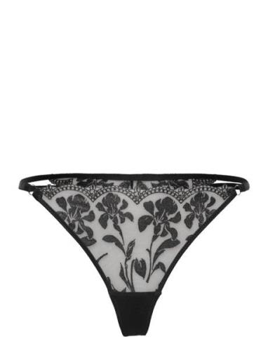 Mila Hl String Tr G-streng Undertøj Black Hunkemöller