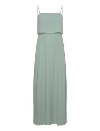 Vimilina Strap Maxi Dress - Noos Maxikjole Festkjole Green Vila