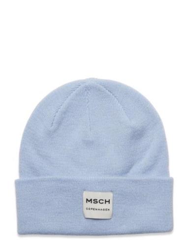 Mschmojo Logo Beanie Accessories Headwear Beanies Blue MSCH Copenhagen