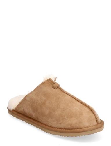 Shearling Slippers Slippers Hjemmesko Beige ENKEL Living