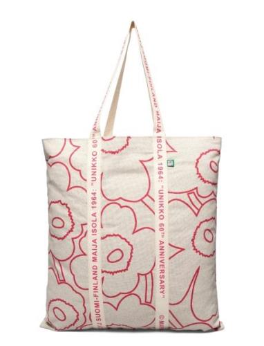 Carrier Midi Piirto Unikko Bags Totes Cream Marimekko