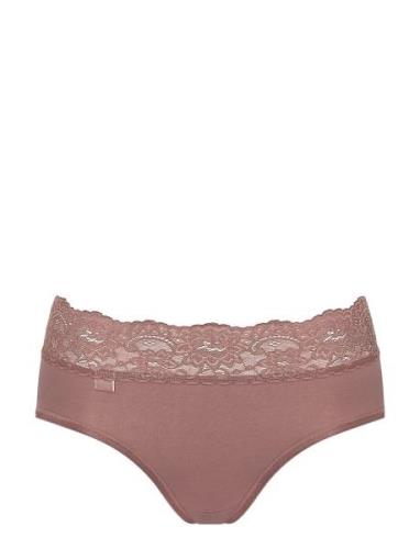 Sloggi Romance Midi Trusser, Tanga Briefs Brown Sloggi