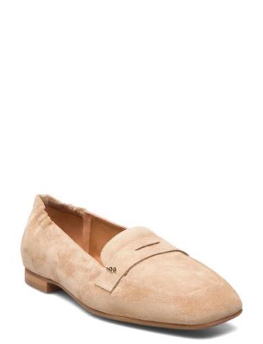 Ballerina Loafers Flade Sko Cream Billi Bi