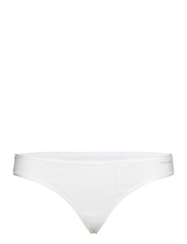 Thong 3Pk G-streng Undertøj White Calvin Klein