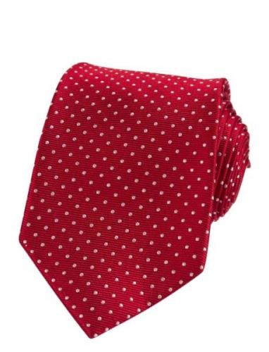 Dots Silk Tie Slips Red Portia 1924