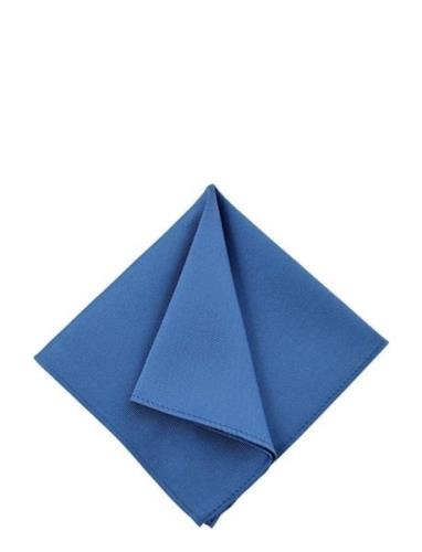 Solid Silk Pocket Square Brystlommetørklæde Blue Portia 1924