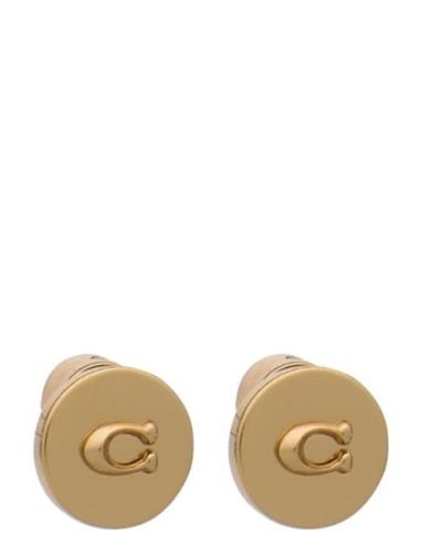 Coach Signature C Disc Stud Earrings Accessories Jewellery Earrings St...