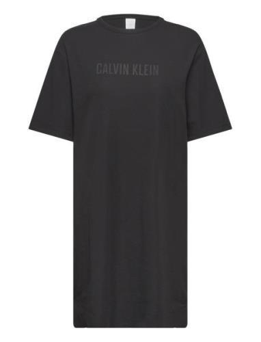 S/S Nightshirt Nattøj Black Calvin Klein