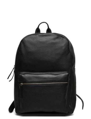 Leather Backpack Rygsæk Taske Black Les Deux
