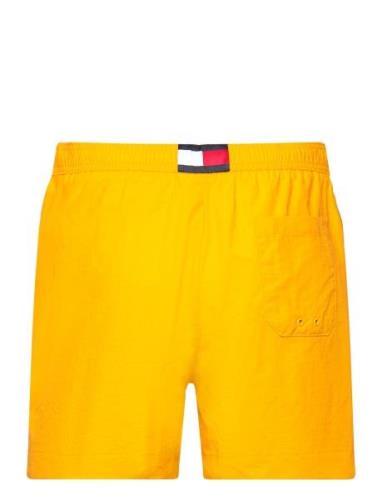 Medium Drawstring Badeshorts Yellow Tommy Hilfiger