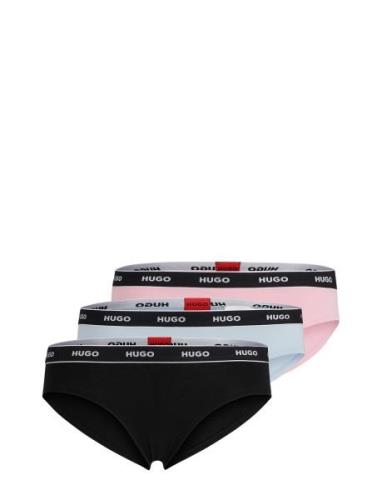 Triplet Brief Stripe Trusser, Tanga Briefs Black HUGO