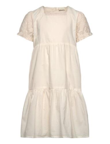 Dress Broderie Anglaise Dresses & Skirts Dresses Partydresses Cream En...