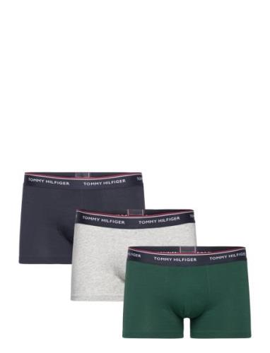 3P Trunk Boxershorts Green Tommy Hilfiger