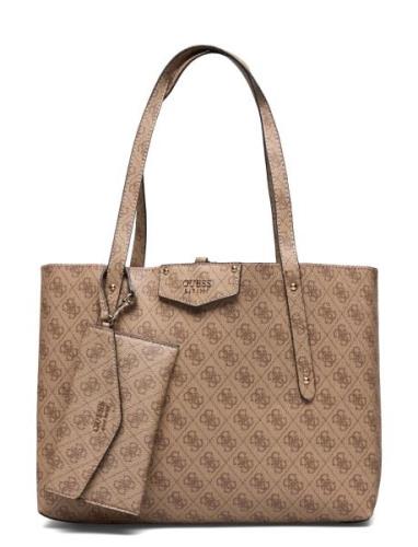 Eco Brenton Tote Shopper Taske Brown GUESS