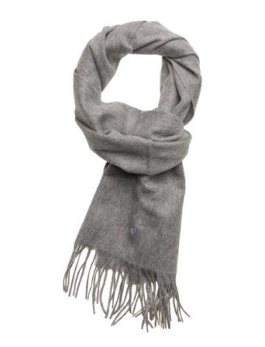 Barbour Pln Lwool Scar Accessories Scarves Winter Scarves Grey Barbour