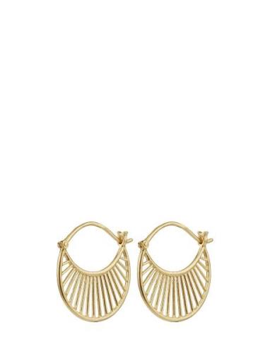 Daylight Earring 22 Mm Ørestickere Smykker Gold Pernille Corydon