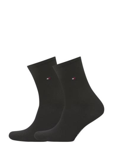 Th Women Sock Casual 2P Underwear Socks Regular Socks Black Tommy Hilf...