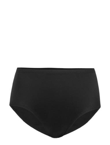 Maxi Lingerie Panties High Waisted Panties Black Schiesser