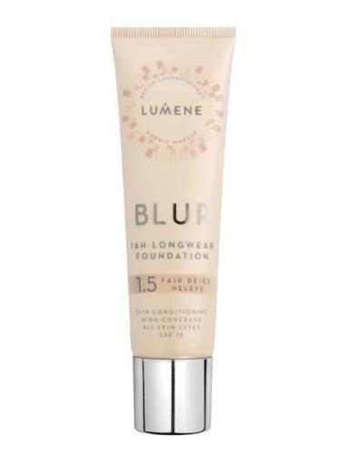 Blur 16H Longwear Spf15 Foundation 1.5 Fair Beige Foundation Makeup LU...