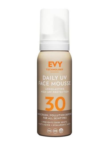 Daily Uv Face Mousse, 75 Ml Solcreme Ansigt Nude EVY Technology