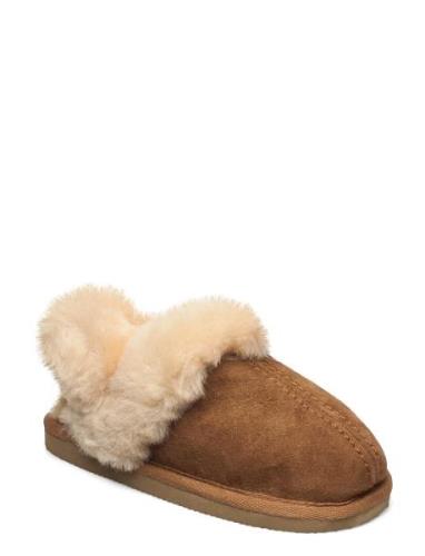 Helsingborg Slippers Hjemmesko Brown Shepherd