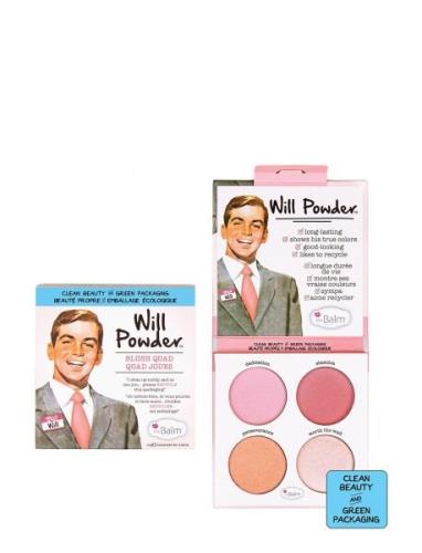 Will Powder Quad Rouge Makeup Pink The Balm
