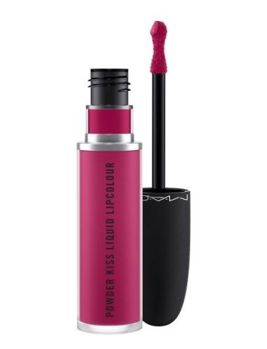 Powder Kiss Liquid Lipstick Lipgloss Makeup Purple MAC