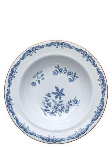 Ostindia Plate Deep 24Cm Home Tableware Plates Deep Plates Blue Rörstr...