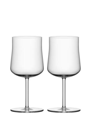 Informal Small Glass 28Cl 2-P Home Tableware Glass Wine Glass Nude Orr...