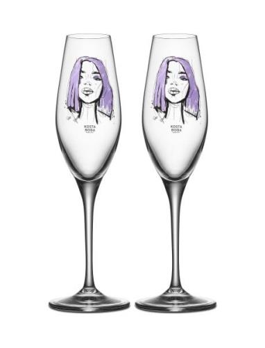All About You Forever Mine Champagne 2-Pack 23Cl Home Tableware Glass ...