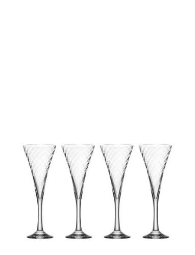 Helena Champagne 25 Cl 4-Pack Home Tableware Glass Champagne Glass Nud...