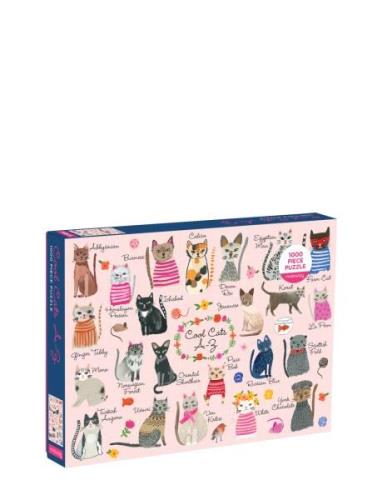 Cool Cats A-Z 1000 Pieces Puzzle Home Decoration Puzzles & Games Multi...