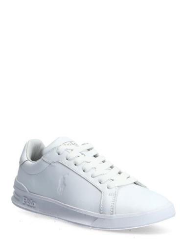 Heritage Court Ii Leather Sneaker Low-top Sneakers White Polo Ralph La...