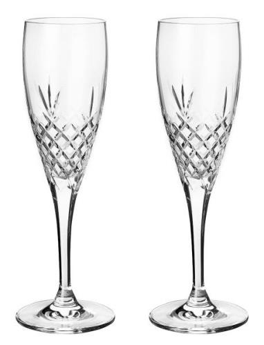 Crispy Celebration - 2 Pcs Home Tableware Glass Champagne Glass Nude F...