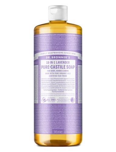 Pure Castile Liquid Soap Lavender Shower Gel Badesæbe Nude Dr. Bronner...