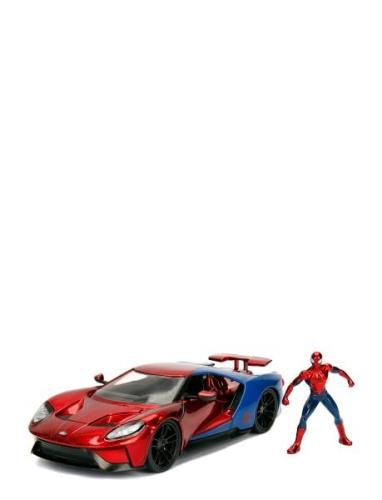 Marvel Spiderman 2017 Ford Gt 1:24 Toys Toy Cars & Vehicles Toy Cars M...