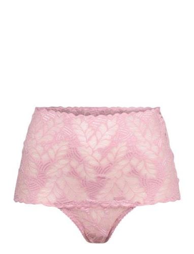 Ginaup High String Lingerie Panties High Waisted Panties Pink Underpro...