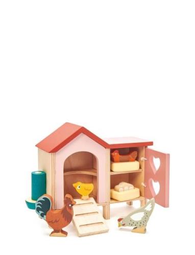 Chicken Coop Toys Playsets & Action Figures Wooden Figures Multi/patte...