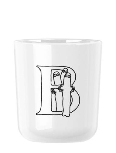 Moomin Abc Kop - B 0.2 L. Home Tableware Cups & Mugs Espresso Cups Whi...
