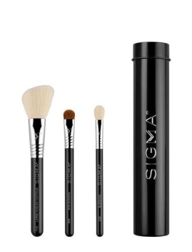 Essential Trio Brush Set Black Makeuppensler Multi/patterned SIGMA Bea...