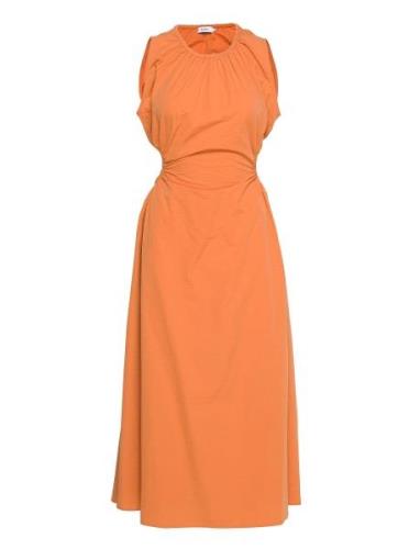 Mytra Dress Knælang Kjole Orange Stylein