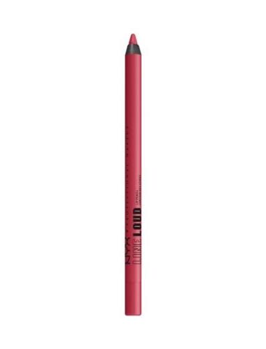 Line Loud Lip Pencil On A Mission Lip Liner Makeup NYX Professional Ma...