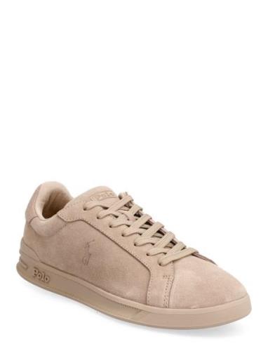 Heritage Court Ii Suede Sneaker Low-top Sneakers Pink Polo Ralph Laure...