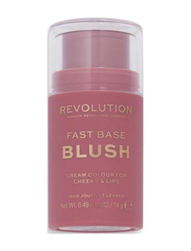 Revolution Fast Base Blush Stick Bare Rouge Makeup Pink Makeup Revolut...