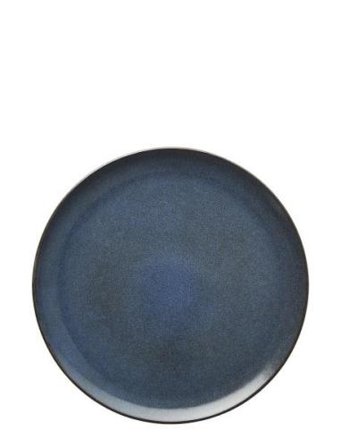Raw Midnight Blue - Lunch Plate Home Tableware Plates Dinner Plates Bl...