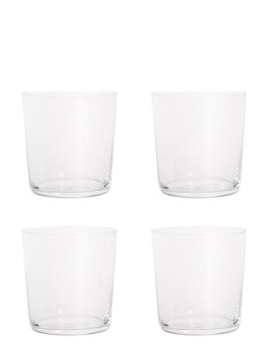 Raw Glass Clear - Tumbler 37 Cl 4 Pcs Home Tableware Glass Drinking Gl...